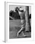 Golfer Ben Hogan, Demonstrating His Golf Drive-J^ R^ Eyerman-Framed Premium Photographic Print