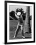 Golfer Ben Hogan, Demonstrating His Golf Drive-J^ R^ Eyerman-Framed Premium Photographic Print