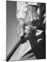 Golfer Ben Hogan Demonstrating Strong Grip for Woods and Irons-Martha Holmes-Mounted Premium Photographic Print