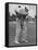 Golfer Ben Hogan, Dropping His Club at Top of Backswing-J^ R^ Eyerman-Framed Stretched Canvas