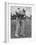 Golfer Ben Hogan, Dropping His Club at Top of Backswing-J^ R^ Eyerman-Framed Premium Photographic Print