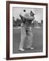 Golfer Ben Hogan, Dropping His Club at Top of Backswing-J^ R^ Eyerman-Framed Premium Photographic Print