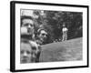 Golfer Ben Hogan During Us Open Tournament-null-Framed Premium Photographic Print