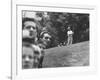 Golfer Ben Hogan During Us Open Tournament-null-Framed Premium Photographic Print