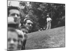 Golfer Ben Hogan During Us Open Tournament-null-Mounted Premium Photographic Print