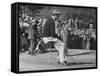 Golfer Ben Hogan, Resting on Portable Folding Seat During Los Angeles Open Golf Tournament-Peter Stackpole-Framed Stretched Canvas