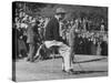 Golfer Ben Hogan, Resting on Portable Folding Seat During Los Angeles Open Golf Tournament-Peter Stackpole-Stretched Canvas