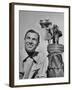 Golfer Ben Hogan with Golf Bag-Martha Holmes-Framed Premium Photographic Print