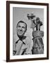 Golfer Ben Hogan with Golf Bag-Martha Holmes-Framed Premium Photographic Print