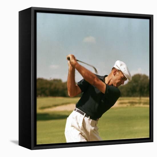 Golfer Ben Hogan-Yale Joel-Framed Stretched Canvas