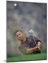 Golfer Blasting a Shot Out of a Sand Trap, San Diego, California, USA-Chris Trotman-Mounted Photographic Print