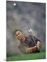 Golfer Blasting a Shot Out of a Sand Trap, San Diego, California, USA-Chris Trotman-Mounted Photographic Print