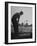 Golfer Byron Nelson Pitching His Shot onto the Green on 16th Hole, Going Three Feet Past the Hole-null-Framed Photographic Print