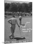 Golfer Byron Nelson Putting on the 15th Green-null-Mounted Photographic Print