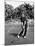 Golfer Claude Harmon Leading with Left Hip as He Hits Ball-J^ R^ Eyerman-Mounted Premium Photographic Print