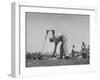 Golfer Dwight D. Eisenhower Playing in the Washington Post Golf Tournament-null-Framed Photographic Print