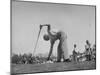 Golfer Dwight D. Eisenhower Playing in the Washington Post Golf Tournament-null-Mounted Photographic Print