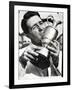 Golfer Gary Player Celebrates Winning the Open Golf Championship by Kissing Trophy-null-Framed Photographic Print