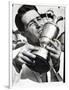 Golfer Gary Player Celebrates Winning the Open Golf Championship by Kissing Trophy-null-Framed Photographic Print