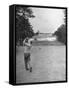 Golfer Herman Keiser Hitting Drive on 367 Yard Second Hole During Masters Golf Tournament-Al Fenn-Framed Stretched Canvas