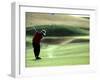 Golfer in Action-null-Framed Premium Photographic Print