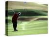 Golfer in Action-null-Stretched Canvas