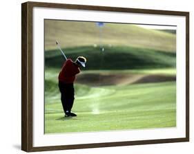 Golfer in Action-null-Framed Photographic Print