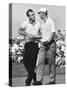 Golfer Jack Nicklaus and Arnold Palmer During National Open Tournament-John Dominis-Stretched Canvas