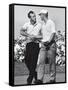 Golfer Jack Nicklaus and Arnold Palmer During National Open Tournament-John Dominis-Framed Stretched Canvas