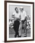 Golfer Jack Nicklaus and Arnold Palmer During National Open Tournament-John Dominis-Framed Premium Photographic Print