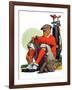 "Golfer Kept Waiting,"September 12, 1931-John E. Sheridan-Framed Giclee Print