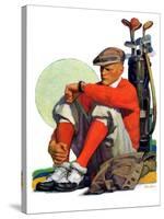 "Golfer Kept Waiting,"September 12, 1931-John E. Sheridan-Stretched Canvas