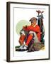 "Golfer Kept Waiting,"September 12, 1931-John E. Sheridan-Framed Giclee Print