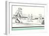 Golfer Lighting Cigarette-null-Framed Art Print