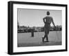 Golfer Putting the 12th Green-null-Framed Photographic Print