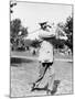 Golfer Ted Ray Swinging a Club Photograph-Lantern Press-Mounted Art Print