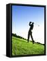 Golfer-null-Framed Stretched Canvas