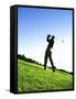 Golfer-null-Framed Stretched Canvas