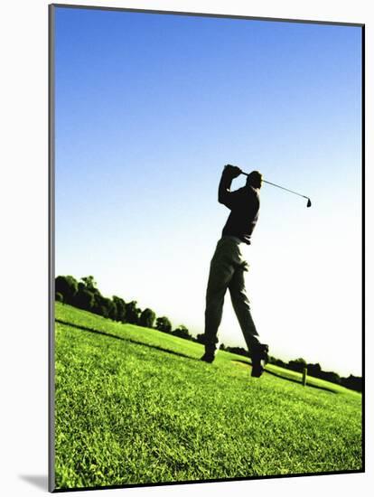 Golfer-null-Mounted Photographic Print