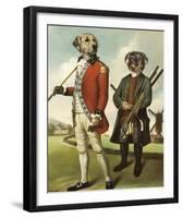 Golfers from the North-Thierry Poncelet-Framed Premium Giclee Print