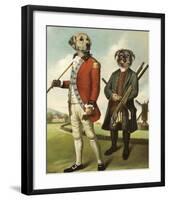 Golfers from the North-Thierry Poncelet-Framed Premium Giclee Print