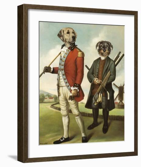 Golfers from the North-Thierry Poncelet-Framed Premium Giclee Print