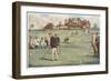 Golfers Golfing at the Royal Sydney Golf Club Links-Percy F.s. Spence-Framed Art Print