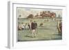 Golfers Golfing at the Royal Sydney Golf Club Links-Percy F.s. Spence-Framed Art Print