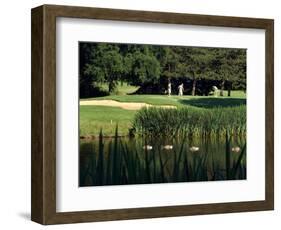 Golfers on the 17th Hole of the Eastmoreland Golf Course, Portland, Oregon, USA-Janis Miglavs-Framed Photographic Print