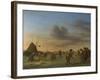 Golfers on the Ice Near Haarlem, 1668-Adriaen van de Velde-Framed Giclee Print