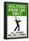 Golfers Parking Only Sign Sports Poster-null-Framed Poster