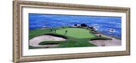 Golfers Pebble Beach, California, USA-null-Framed Photographic Print