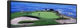 Golfers Pebble Beach, California, USA-null-Framed Photographic Print