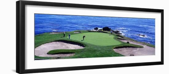 Golfers Pebble Beach, California, USA-null-Framed Photographic Print